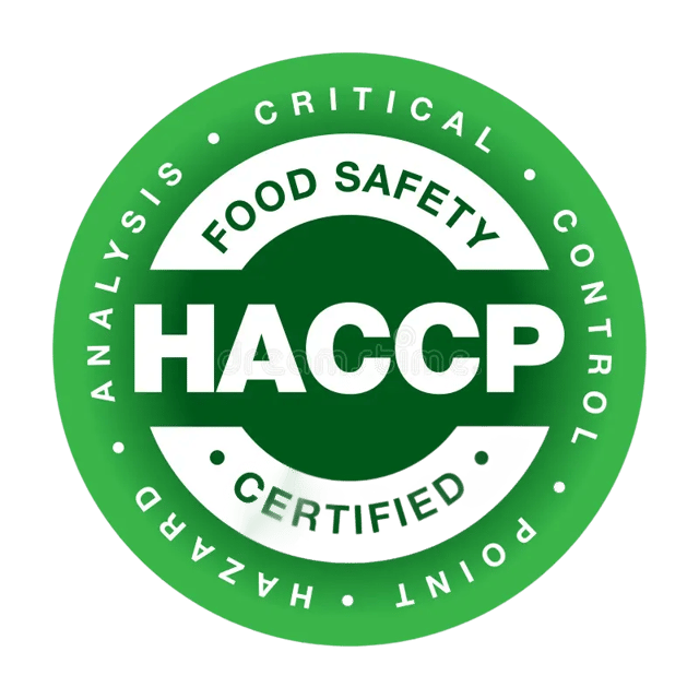 HACCP certified