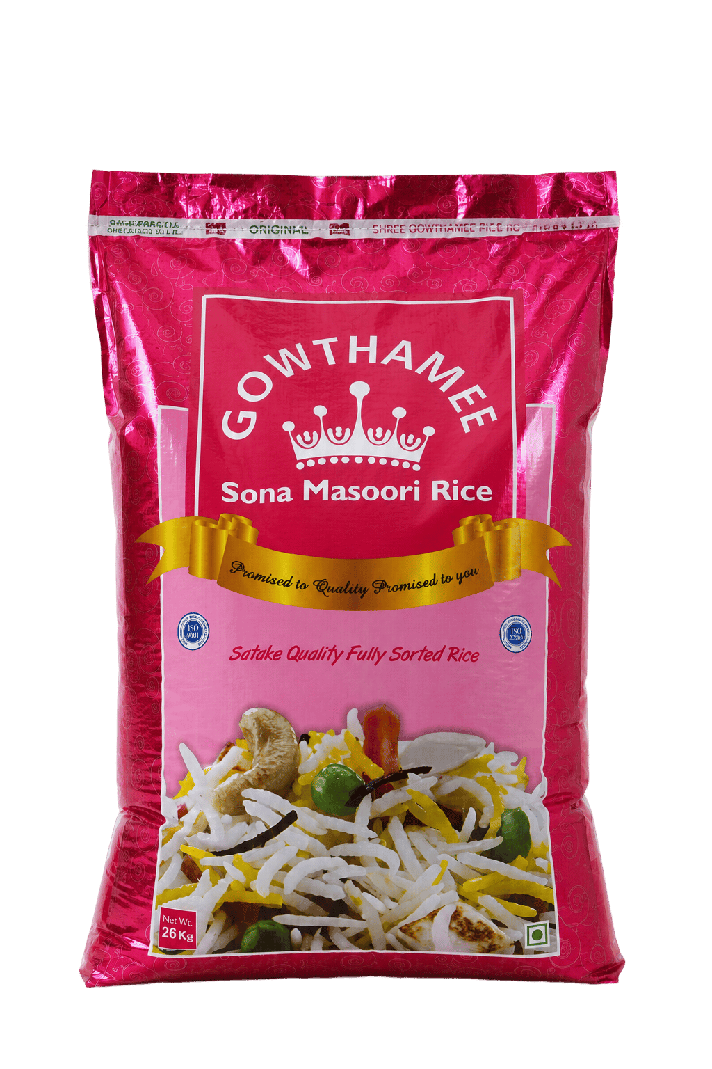 Gowthamee Sona Masuri rice packs