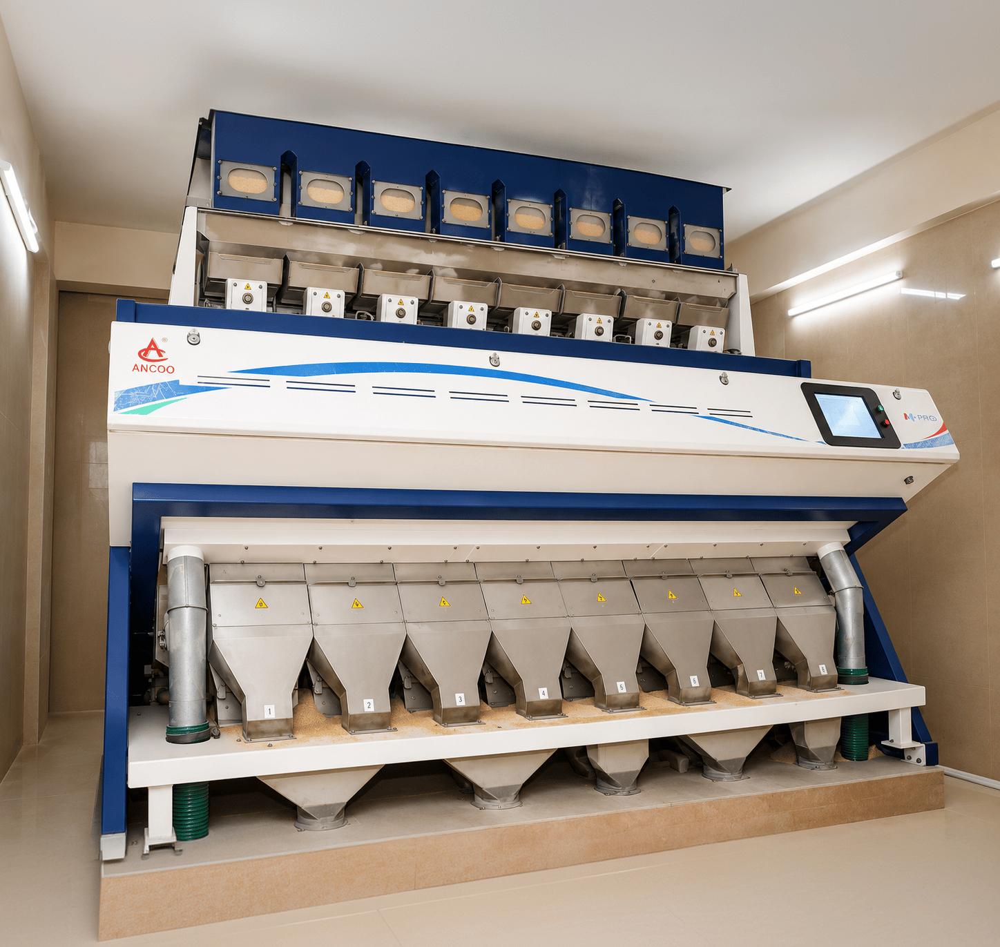 Rice grading and sorting equipment